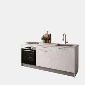 Cozinha ESENCIAL R18 reta 1,8m 20mm laminado branco brilho by Conforama, photo 1