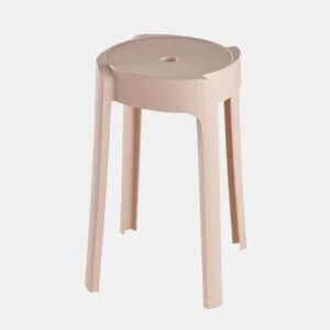 Banco APILABLE plástico 45cm rosa by Conforama, photo 1