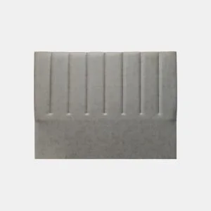 Cabeceira PRAGA 160cm pele sintético cinza claro by Conforama, photo 1