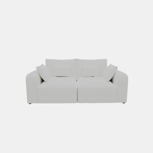 Sofá VERONA de 3 lugares em tecido 2 cor branco da Conforama, fotografia 1