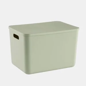 Caixa STORAGE 18x26x16cm cor verde da Conforama, fotografia 1