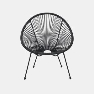 Cadeira de jardim ACAPULCO cor preto by Conforama, photo 1