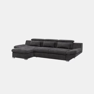 Chaise longue cama ETERNITY esquerda 5 lugares antracite by Conforama, photo 1