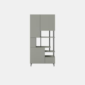 Estante PERLA 5 portas cor verde by Conforama, photo 1