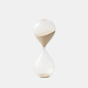 Ampulheta de 60 minutos 20cm cor areia natural da Conforama, fotografia 1