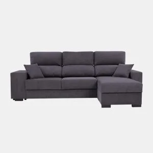 Chaise longue DANY reversível 4 lugares vison da Conforama, fotografia 1