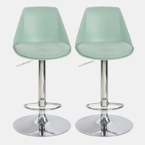 Conjunto de 2 bancos ajustáveis TOBY verde by Conforama, photo 1