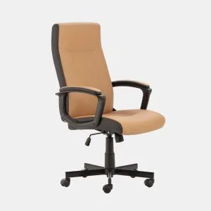 Cadeira de escritório AMPY cor taupe by Conforama, photo 1