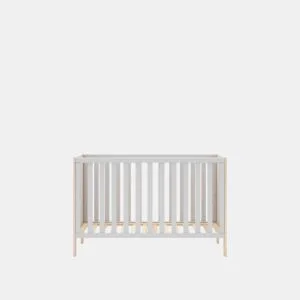Berço SIANNE 120x60cm branco e madeira natural by Conforama, photo 1