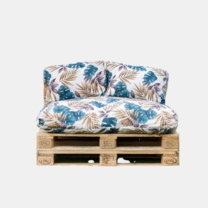 Conjunto de 3 almofadas de paletes COZY modelo palmeira moka by Conforama, photo 1