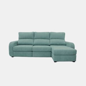 Chaise longue cama tecido APRIL dereita 4 lugares verde da Conforama, fotografia 1