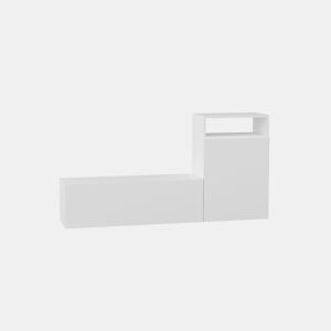 Sapateira de entrada WELCOME branco by Conforama, photo 1