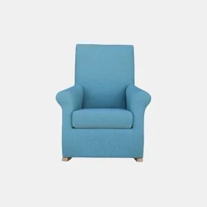 Cadeirão de balançar MARINA cor turquesa by Conforama, photo 1