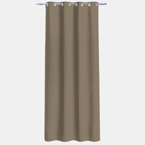 Cortina de poliéster BLACKOUT NIGHT 135x260cm cor taupe by Conforama, photo 1
