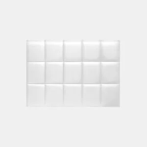 Cabeceira polipele NEBRASKA 105cm branco da Conforama, fotografia 1