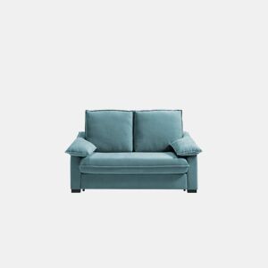 Sofá 3 lugares DODO 188cm cor azul turquesa da Conforama, fotografia 1