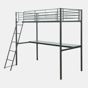 Beliche loft LEBRON com escritório e cama superior da Conforama, fotografia 1