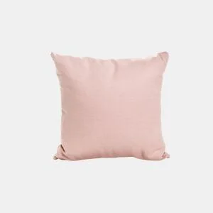 Almofada de algodão LISO 45x45cm cor rosa da Conforama, fotografia 1