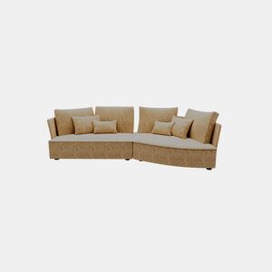 Chaise longue LUGANO direita 4 lugares tecido 3 cor vison da Conforama, fotografia 1