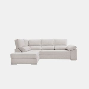 Sofá de canto L BARI XL esquerda 4 lugares bege da Conforama, fotografia 1