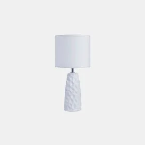 Candeeiro de mesa STONE branco 20x20x44cm da Conforama, fotografia 1