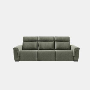 Sofá 4 lugares relax elétrico ADRIA II cor verde by Conforama, photo 1