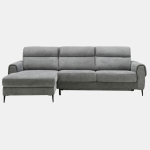 Chaise longue com cama ELIA esquerda 4 lugares cinza da Conforama, fotografia 1