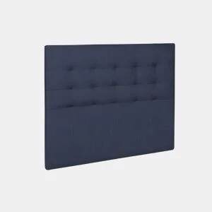 Cabeceira 160x125cm tecido azul marinho ELITE MOLAFLEX da Conforama, fotografia 1