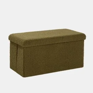 Baú dobrável TEDDY 38x38x76cm verde da Conforama, fotografia 1