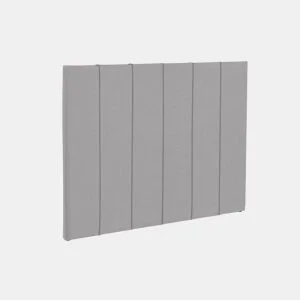 Cabeceira 150x125cm tecido cinza claro DECO MOLAFLEX da Conforama, fotografia 1