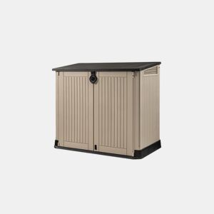 Casinha de jardim SIO MIO 880 litros bege com telhado castanho by Conforama, photo 1