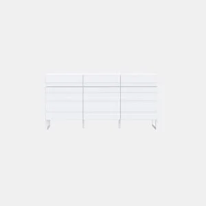 Aparador 3 portas 3 gavetas branco mate BRETANIA by Conforama, photo 1