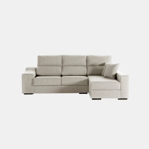 Chaise longue LUCIA IV dereita 4 lugares cinza claro da Conforama, fotografia 1