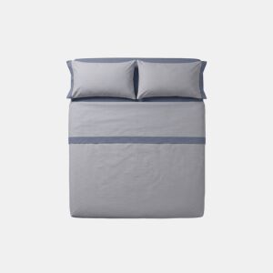 Jogo de lençóis GRECO polialgodão camas de 90 - 100cm azul by Conforama, photo 1