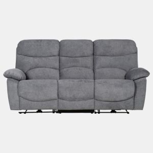 Sofá 3 lugares 2 assentos relax elétricos ESPRIT cinza escuro da Conforama, fotografia 1