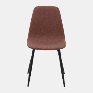 Conjunto de 4 cadeiras PIA cor terracota by Conforama, photo 1