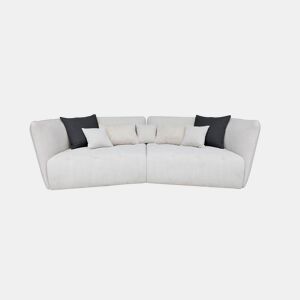 Sofá XXL SOPHIE de 4 lugares bege e preto by Conforama, photo 1