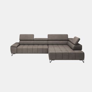 Sofá de canto com relax elétrico PALLADIO dereita 5 lugares vison by Conforama, photo 1
