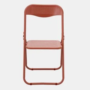 Cadeira de jardim dobrável FOLDY terracota by Conforama, photo 1