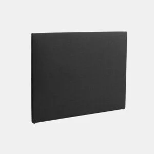 Cabeceira 150x125cm tecido rustic cinza escuro LISA MOLAFLEX da Conforama, fotografia 1