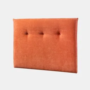 Cabeceira RUBENS 160x115x12 cm tecido cor ferrugem by Conforama, photo 1
