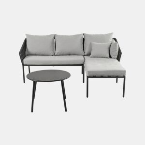 Conjunto de jardim ALMONTE com sofá de canto e mesa baixa by Conforama, photo 1