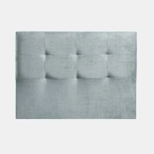 Cabeceira MIRO 160x115x7cm em tecido verde jade da Conforama, fotografia 1