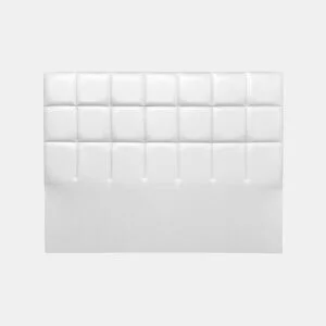 Cabeceira MIAMI pele sintética branco 160x120cm by Conforama, photo 1