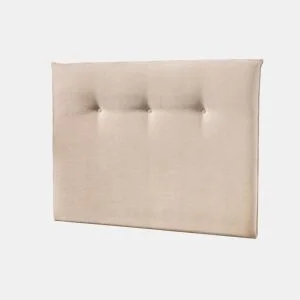 Cabeceira RUBENS 160x115x12 cm tecido cor bege by Conforama, photo 1