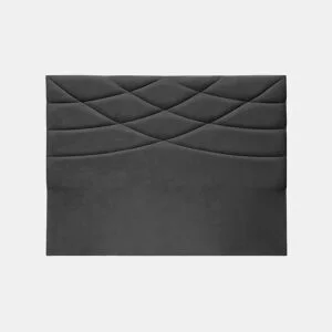 Cabeceira KIOTO cinza oscuro 160x120cm da Conforama, fotografia 1
