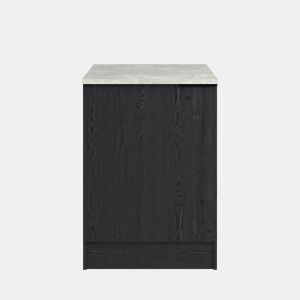 Módulo baixo ANNA 60 cm com 1 porta, preto da Conforama, fotografia 1