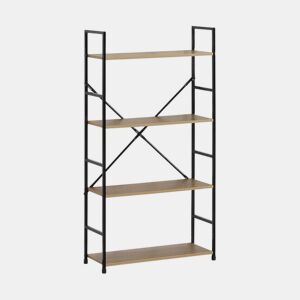 Estante EDNA 1,12x58,6x23,5cm madeira e metal by Conforama, photo 1