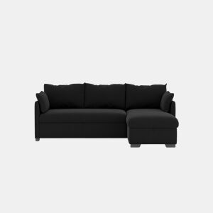 Chaise longue reversível com cama SYCO II 3 lugares preto da Conforama, fotografia 1