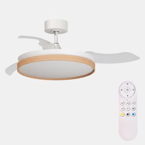 Ventoinha de teto ANKOR retrátil LED com motor DC by Conforama, photo 1